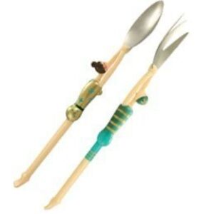 NEW W/O BOX Pylones “Quelle Salade” Swimmers Salad Servers
